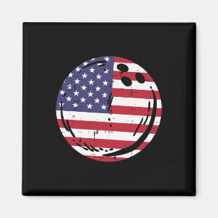 Verenigde Staten Vlag Bowling LL Patriottische Bow Magneet