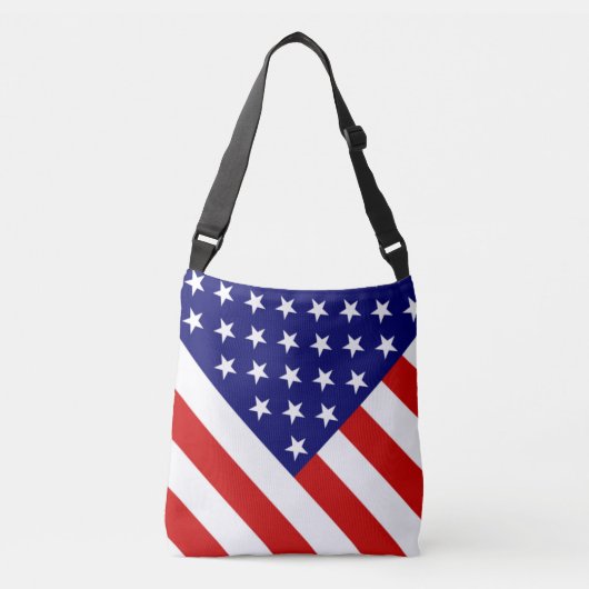 Verenigde Staten Vlag cbbcnt Crossbody Tas (Voorkant)