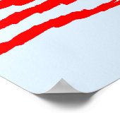 VERENIGDE STATEN VLAG GEPERSONALISEERDE TRACK STAR POSTER (Hoek)