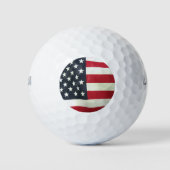 Verenigde Staten - Vlag Golf Balls Golfballen (Voorkant)
