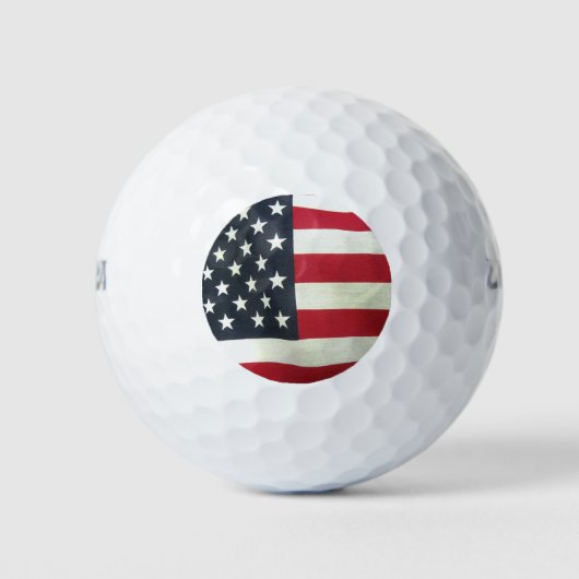 Verenigde Staten - Vlag Golf Balls Golfballen (Voorkant)