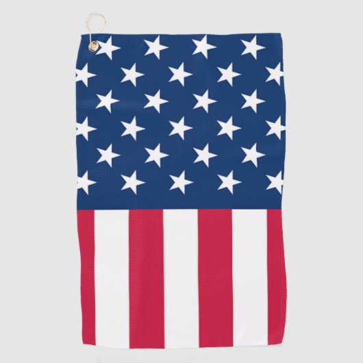 Verenigde Staten Vlag Golf Handdoek Patriottisch (Voorkant)
