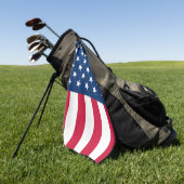 Verenigde Staten Vlag Golf Handdoek Patriottisch (Groen)