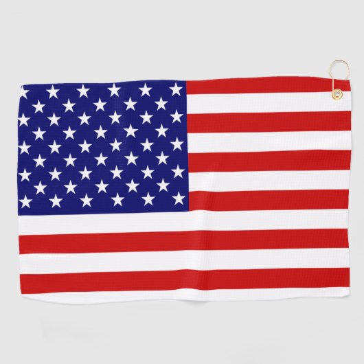 Verenigde Staten Vlag gtcnt Golfhanddoek (Horizontaal)