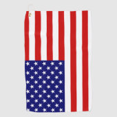 Verenigde Staten Vlag gtcnt Golfhanddoek (Voorkant)