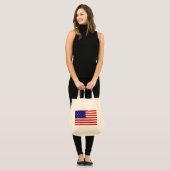 Verenigde Staten Vlag gtcnt Tote Bag (Voorkant (model))