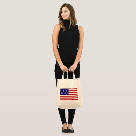 Verenigde Staten Vlag gtcnt Tote Bag (Voorkant (model))