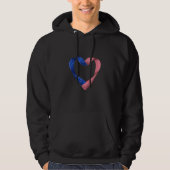 Verenigde Staten vlag Heart American Patriotic Arm Hoodie (Voorkant)