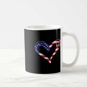Verenigde Staten vlag Heart American Patriotic Arm Koffiemok
