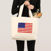 Verenigde Staten Vlag jitcnt Grote Tote Bag (Voorkant (product))