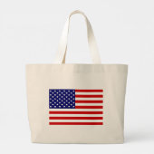 Verenigde Staten Vlag jitcnt Grote Tote Bag (Achterkant)