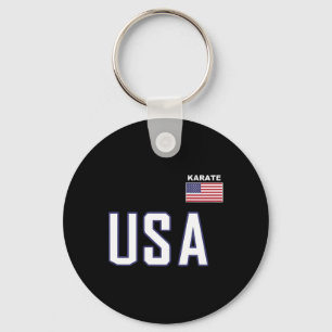 Verenigde Staten Vlag Karate Cool Team Equipment M Sleutelhanger
