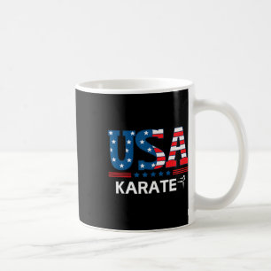 Verenigde Staten Vlag Karate Verenigde Staten Team Koffiemok