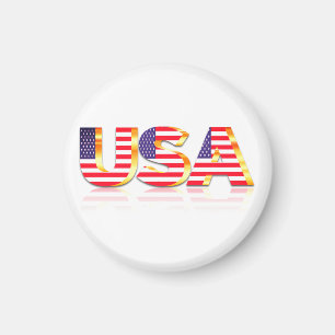 Verenigde Staten Vlag Magnet Gift - Patriottisch