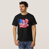 Verenigde Staten Vlag Mannen T-shirt (Voorkant volledig)