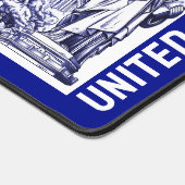 Verenigde Staten Vlag Monument Illustratie Souveni Bureaumat (Hoek)