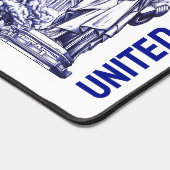 Verenigde Staten Vlag Monument Illustratie Souveni Bureaumat (Hoek)