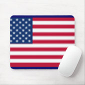 Verenigde Staten - vlag Mousepad Muismat (Met muis)