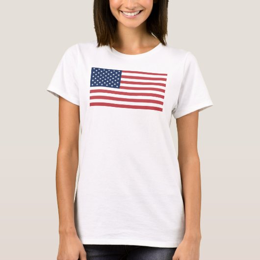 Verenigde Staten Vlag Onafhankelijkheidsdag T-shirt (Voorkant)