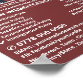 Verenigde Staten vlag ontwerp, politieke campagnev Poster (Hoek)