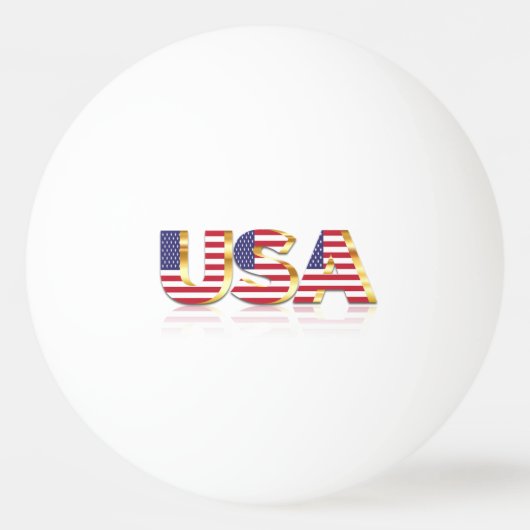 Verenigde Staten vlag Ping Pong Ball (Voorkant)
