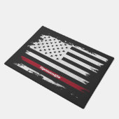 Verenigde Staten, vlag Rode streep, gepersonalisee Deurmat (Schuin)