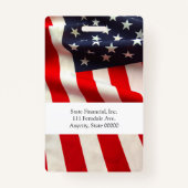 Verenigde Staten vlag sluiting Badge (Achterkant)