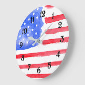 Verenigde Staten Vlag Sterren en Stripes Grote Klok (Hoek)