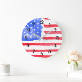 Verenigde Staten Vlag Sterren en Stripes Grote Klok (Huis)
