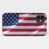 VERENIGDE STATEN VLAG WAKING Case-Mate iPhone CASE (Achterkant (horizontaal))