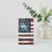  Verenigde Staten Vlaggengrafiek Visitekaartje (Staand voorkant)