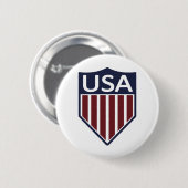 Verenigde Staten, Voetbal 1950 Ronde Button 5,7 Cm (Voorkant /achterkant)