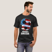 Verenigde Staten Vrouwen Futbol Voetbal Amerikaans T-shirt (Voorkant volledig)