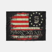Verenigde Staten VS Vlag Patriottisch 4e Juli Amer Fleece Deken (Voorkant (Horizontaal))