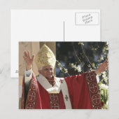 Verenigde Staten, Washington, D.C. Paus Benedictus Briefkaart (Voorkant / Achterkant)