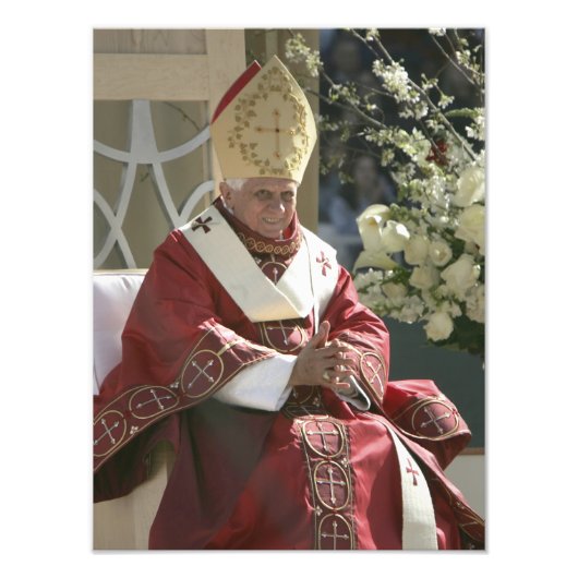 Verenigde Staten, Washington, D.C. Paus Benedictus Foto Afdruk (Voorkant)
