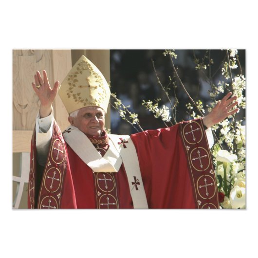 Verenigde Staten, Washington, D.C. Paus Benedictus Foto Afdruk (Voorkant)