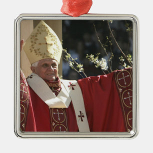Verenigde Staten, Washington, D.C. Paus Benedictus Metalen Ornament