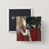 Verenigde Staten, Washington, D.C. Paus Benedictus Vierkante Button 5,1 Cm (Voorkant /achterkant)