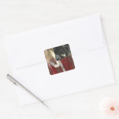 Verenigde Staten, Washington, D.C. Paus Benedictus Vierkante Sticker (Envelop)