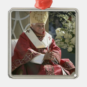 Verenigde Staten, Washington, D.C. Pope Benedict Metalen Ornament