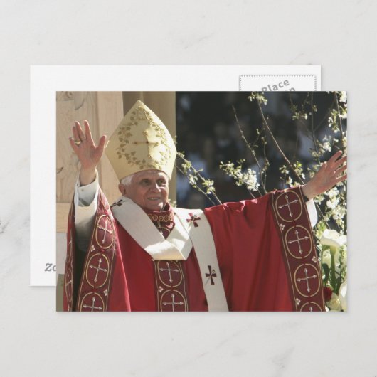 Verenigde Staten, Washington, DC Pope Benedict 2 Briefkaart (Voorkant / Achterkant)