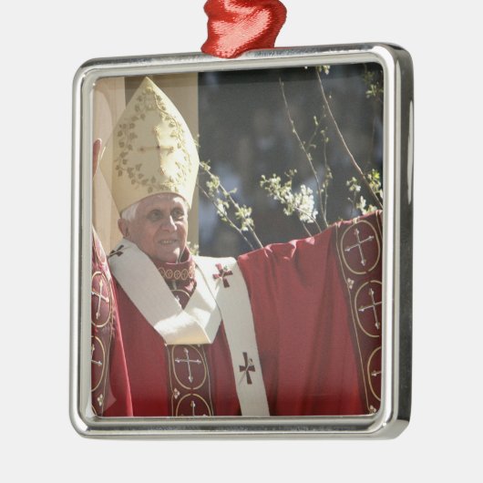 Verenigde Staten, Washington, DC Pope Benedict 2 Metalen Ornament (Links)