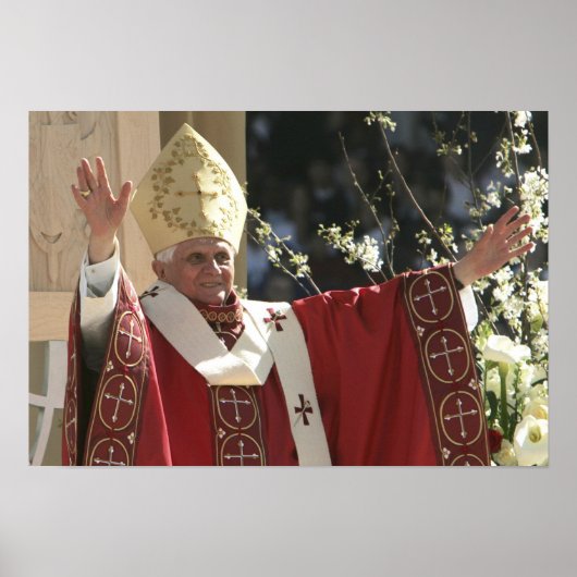 Verenigde Staten, Washington, DC Pope Benedict 2 Poster (Voorkant)