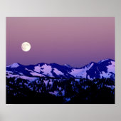 Verenigde Staten, Washington, Port Angeles, Olympi Poster (Voorkant)