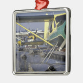 Verenigde Staten, Washington, Seattle, Seaplanes d Metalen Ornament (Links)