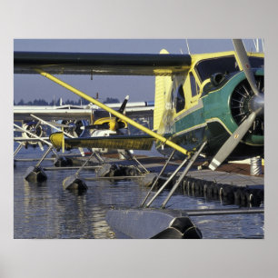 Verenigde Staten, Washington, Seattle, Seaplanes d Poster