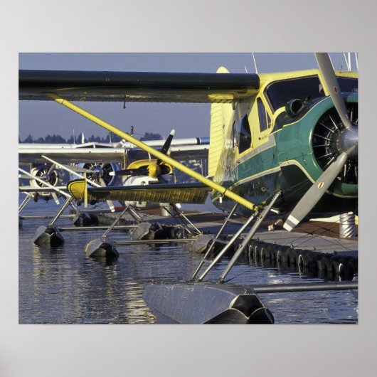 Verenigde Staten, Washington, Seattle, Seaplanes d Poster (Voorkant)