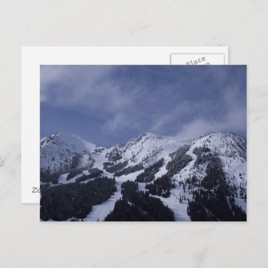 Verenigde Staten, Washington, skistrails op Briefkaart (Voorkant / Achterkant)