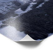 Verenigde Staten, Washington, skistrails op Foto Afdruk (Hoek)